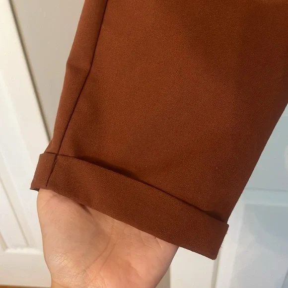 Rust/brown mid-rise pants — Perfect for Fall! - Picture 2 of 11